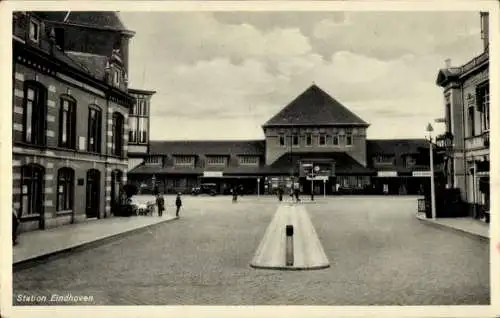 Ak Eindhoven Nordbrabant Niederlande, Bahnhof