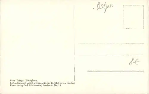 Ak Sopot Gdańsk Zoppot Danzig, Luftbild, Ort, Meer