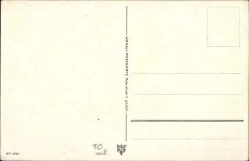 Ak Generaloberst August von Mackensen, Kaiserliche Fahne, Schlacht