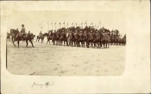 Foto Ak Deutsche Soldaten zu Pferden, Kavallerie, I. WK