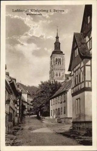 Ak Königsberg in Bayern Unterfranken, Marienstraße