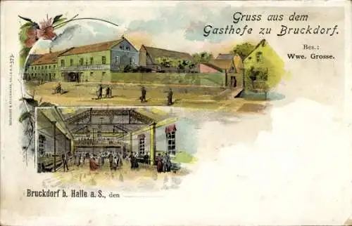 Litho Kanena Bruckdorf Halle an der Saale, Gasthof