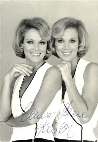 Ak Schauspielerin und Sängerin Alice Kessler, Ellen Kessler, Portrait, Autogramm