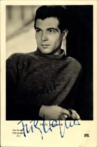 Ak Schauspieler Fritz Wagner