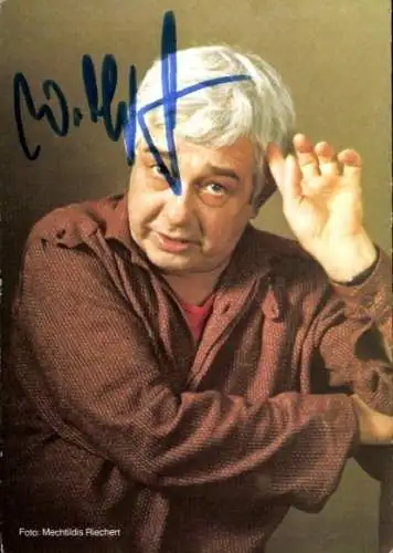 Ak Schauspieler Wolfgang Gruner, Portrait, Autogramm