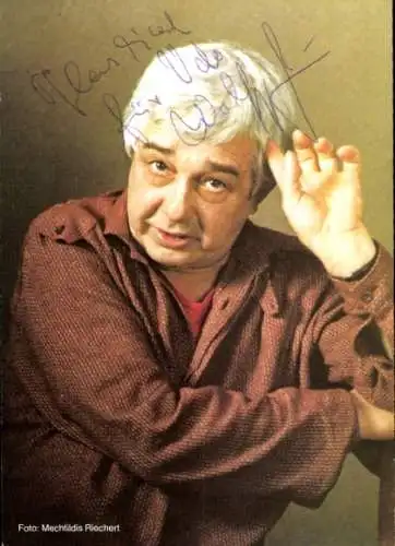 Ak Schauspieler Wolfgang Gruner, Portrait, Autogramm