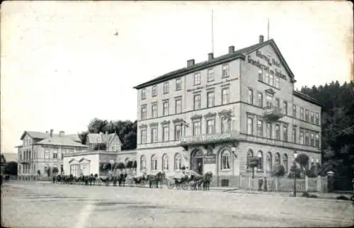 Ak Lutherstadt Eisenach in Thüringen, Bahnhofstraße 38, Hotel Großherzog von Sachsen