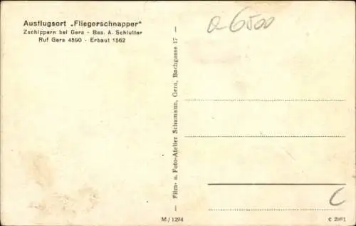 Ak Zschippern Gera in Thüringen, Fliegerschnapper