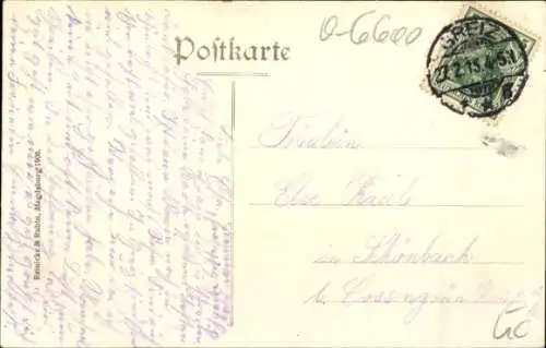 Ak Greiz im Vogtland, Idastraße