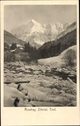 Ak Rosshag Zillertal Tirol, Wintermotiv