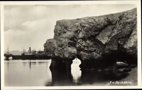 Ak Ålesund Aalesund Norwegen, Blick auf den Ort