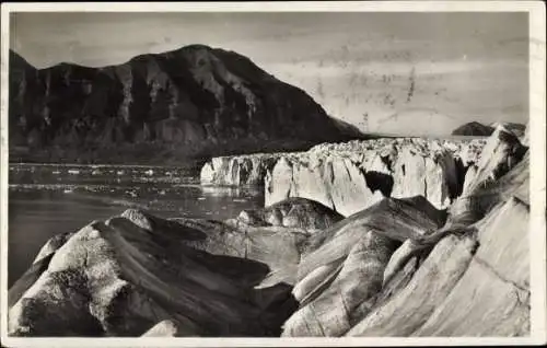 Ak Svalbard Spitzbergen Norwegen, Tempelbucht von Post Gletscher