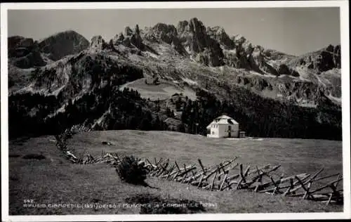 Ak Trentino, Rifugio Ciampedie verso il Catinaccio e Torri di Vajolet
