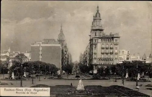 Ak Buenos Aires Argentinien, Avenido de Mayo