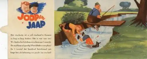 Klapp Ak Abenteuer von Joop und Jaap, Mann beim Angeln