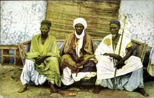 Ak Afrika, Afrikaner in Volkstracht, Gruppenbild