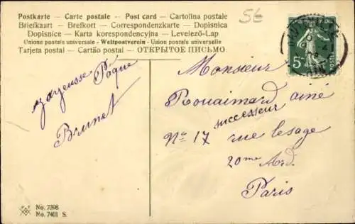 Präge Ak Glückwunsch, Glücksklee