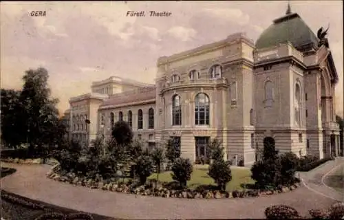 Ak Gera, fürstliches Theater