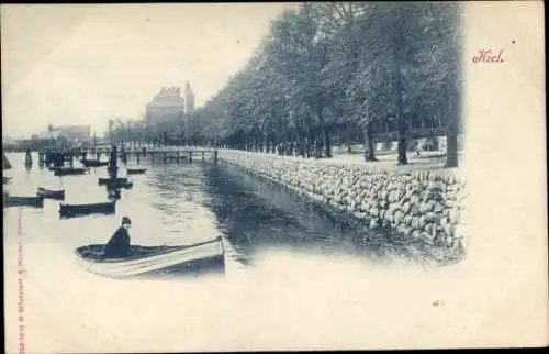 Ak Kiel, Promenade, Boote
