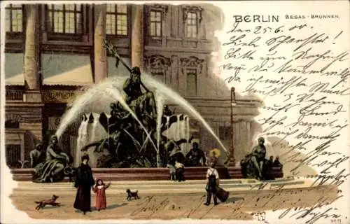 Litho Berlin Mitte, Begas-Brunnen