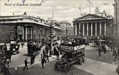 Ak London City England, Bank of England, Bus