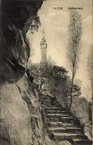 Ak Trier an der Mosel, Mariensäule