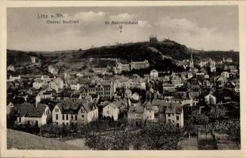 Ak Linz am Rhein, Teilansicht, Oberer Stadtteil, St. Antoniushaus