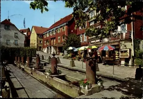 Ak Beerfelden Oberzent im Odenwald, Mümling-Quelle, Sieben-Röhren-Brunnen