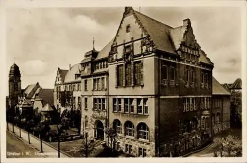 Ak Rheine in Westfalen, Gymnasium