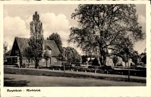 Ak Bargteheide in Holstein, Marktplatz