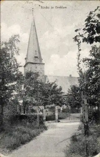 Ak Breklum in Nordfriesland, Kirche