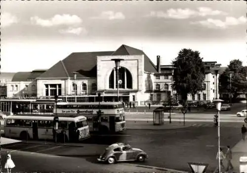 Ak Mönchengladbach am Niederrhein, Hauptbahnhof