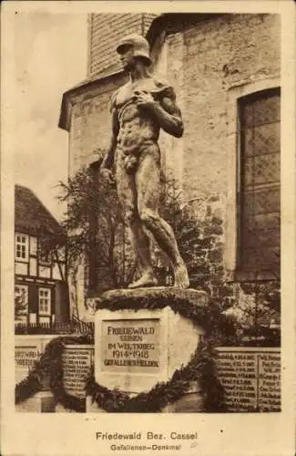 Ak Friedewald in Hessen, Gefallenen-Denkmal