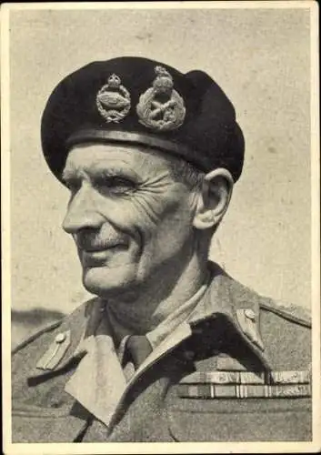Ak Britischer General Sir Bernard Montgomery, Portrait