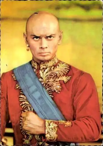 Ak Schauspieler Yul Brynner, Portrait, Der König und ich
