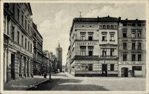 Ak Paczków Patschkau Oberschlesien, Sachs' Hotel