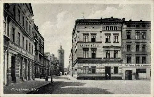 Ak Paczków Patschkau Oberschlesien, Sachs'; Hotel