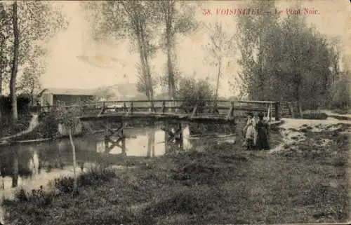 Ak Voisinlieu Oise, Le Pont Noir