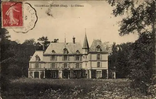 Ak Villers sur Thère Oise, Le Chateau