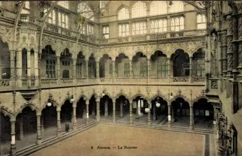 Ak Anvers Antwerpen Flandern, La Bourse