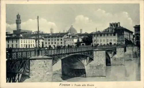 Ak Firenze Florenz Toscana, Ponte alle Grazie