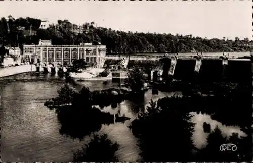 Ak L'Isle Jourdain Vienne, Le Barrage de la Roche