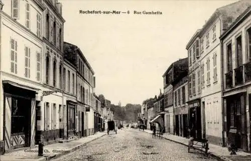 Ak Rochefort sur Mer Charente Maritime, 6 Rue Gambetta