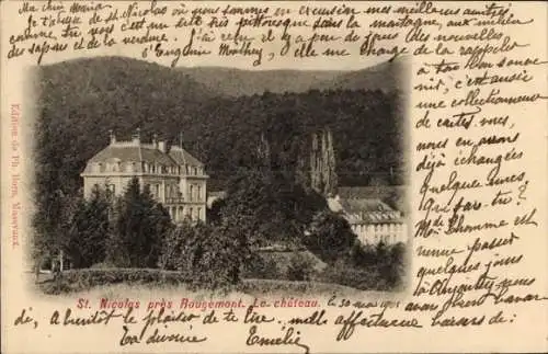 Ak Territoire de Belfort, Rougemont le Château Territoire de Belfort, Saint Nicolas