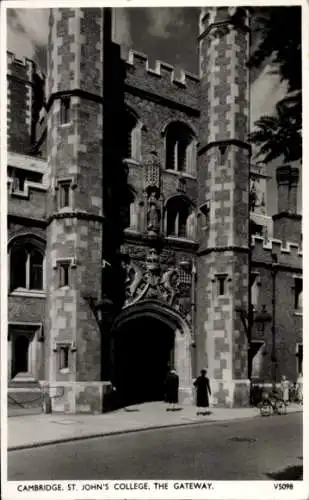 Ak Cambridge Ostengland, St. John's-College, Gateway