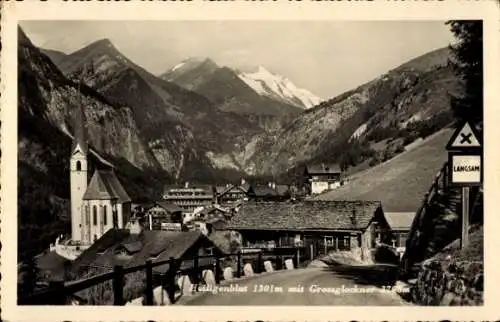 Ak Heiligenblut am Großglockner in Kärnten, Teilansicht, Kirche