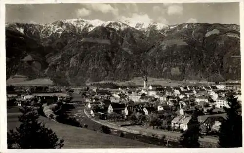 Ak Spittal an der Drau Kärnten, Panorama mit Goldeck