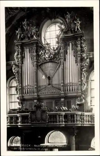 Ak Innsbruck in Tirol, Stadtpfarrkirche St. Jakob, Neue Orgel