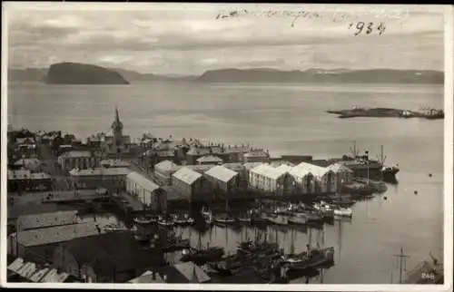 Ak Hammerfest Norwegen, Luftbild
