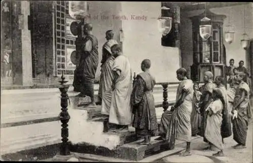 Ak Kandy Sri Lanka Ceylon, Zahntempel